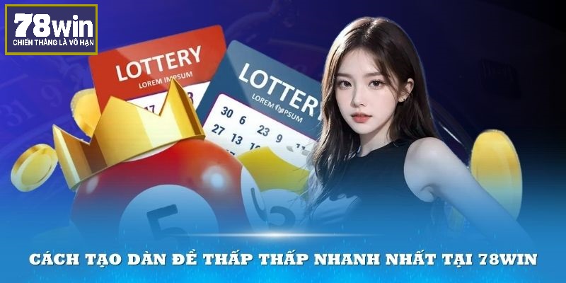 Cách tạo dàn đề thấp thấp nhanh nhất tại 78Win